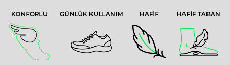 Step Kadın Siyah Ayakkabı